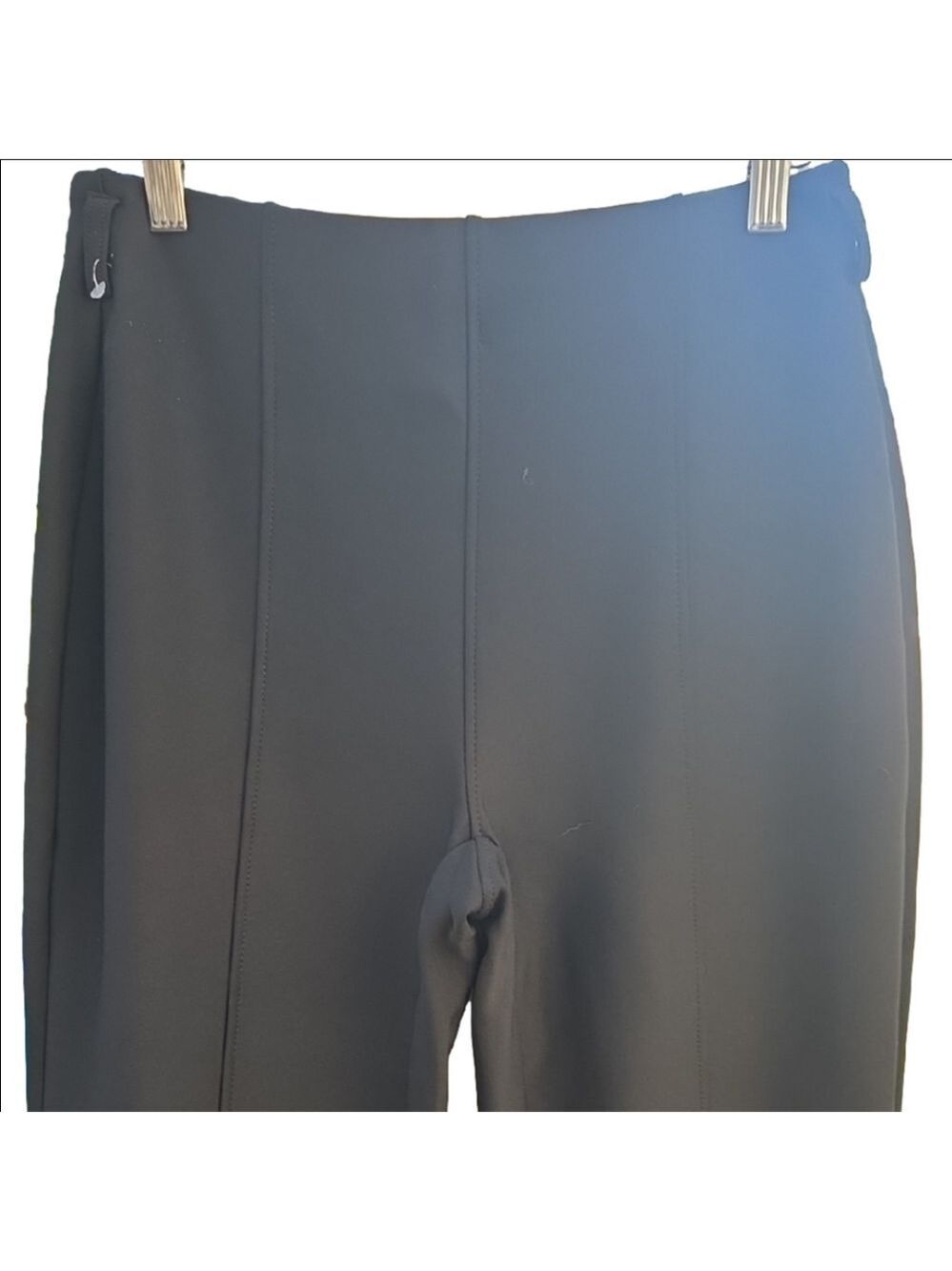 Classic Black Flare Boot Cut Pants with Structured Fabric Nwot XL - Picture 3 of 7